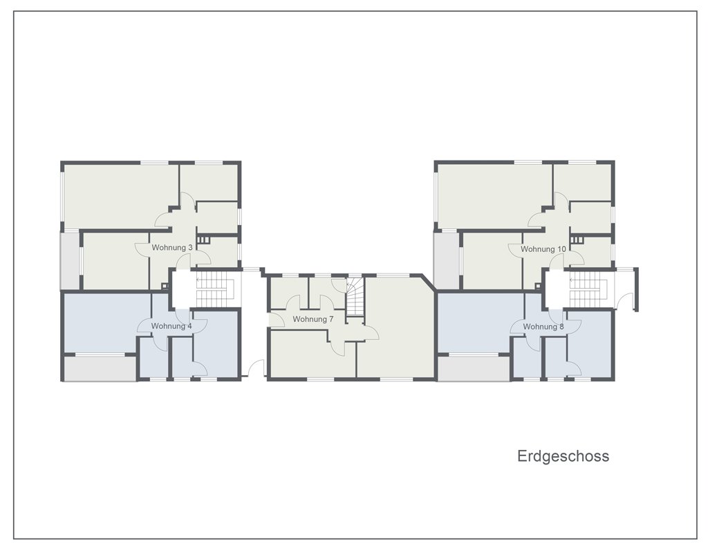 13 PARTEIENHAUS - alle Einheiten neu vermietet - Vollmodernisiert KfW 55 – Kreditübernahme möglich