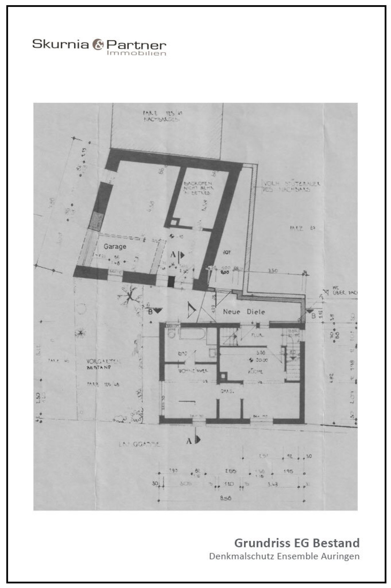 Grundriss EG Bestand